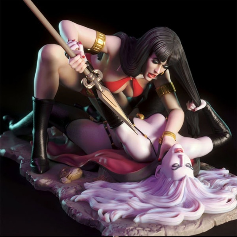 Model Kit Vs Figure - Kit de figurines miniatures Vampirella Vs