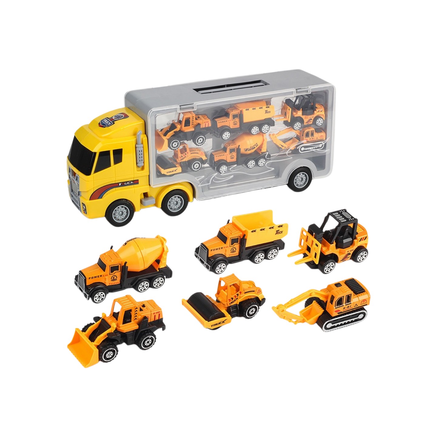 Model Kit Excavator - Ensemble de 10 véhicules de construction
