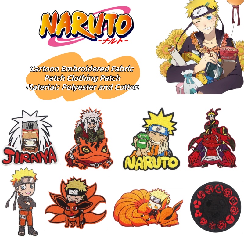 Model Kit Naruto - Patch brodé personnalisé Naruto, style dessin