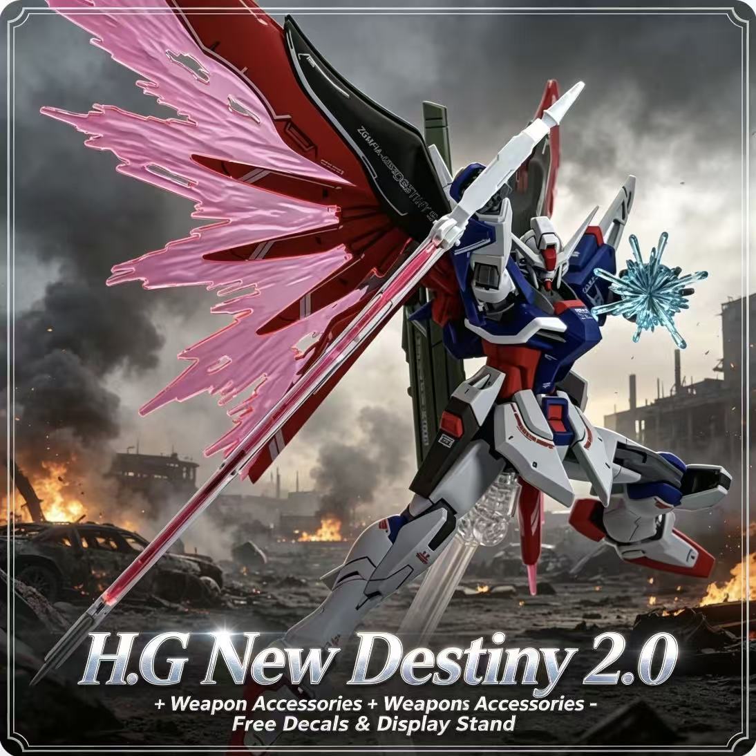 224 HG 1/144 Destiny Spec II F - Model Kit Gundam Barbatos avis et prix