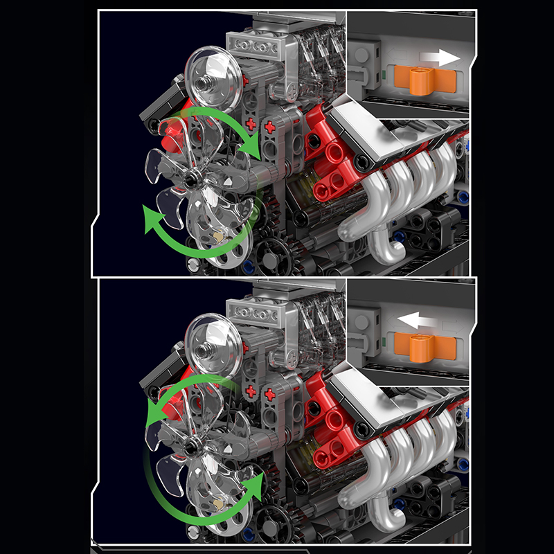 Mould King 10225 moteur techni - Model Kit Engine avis et prix
